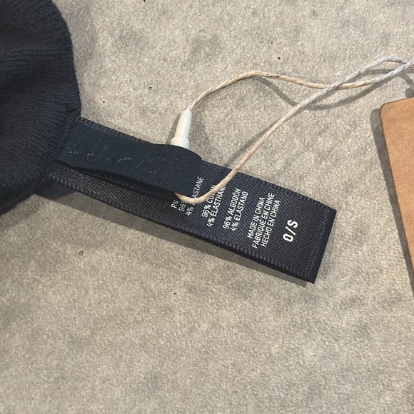 NWT SKIMS ONYX BLACK SCRUNCHIE HAIR ACCESSORY RHINESTONES OS - Picture 3 of 6